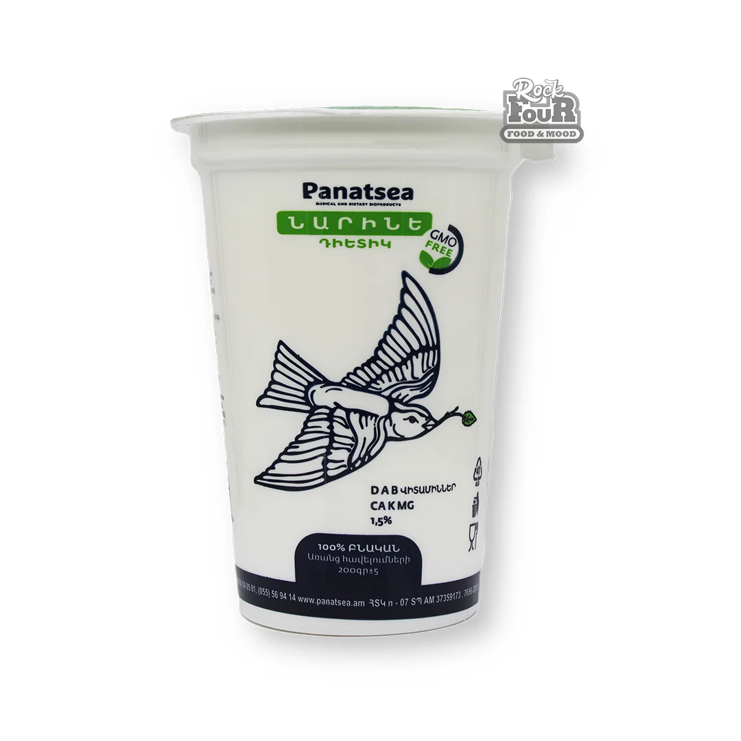 Dietary fermented milk product "Panatsea Narine" 1.5% 200g